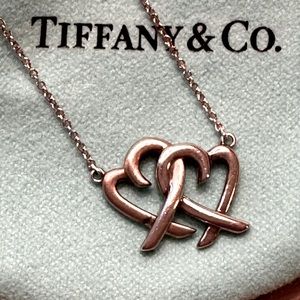 Tiffany & Co. Paloma Picasso Interlocking Heart Necklace